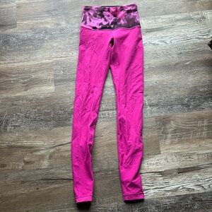 Pink leggings great condition, size 4